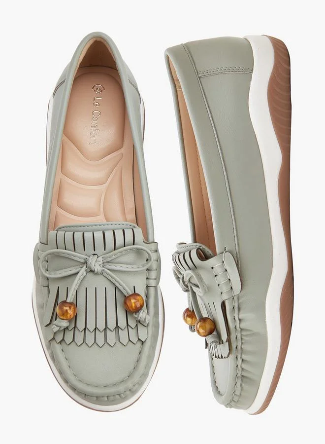 لو كونفورت Women Fringe Detail Loafers