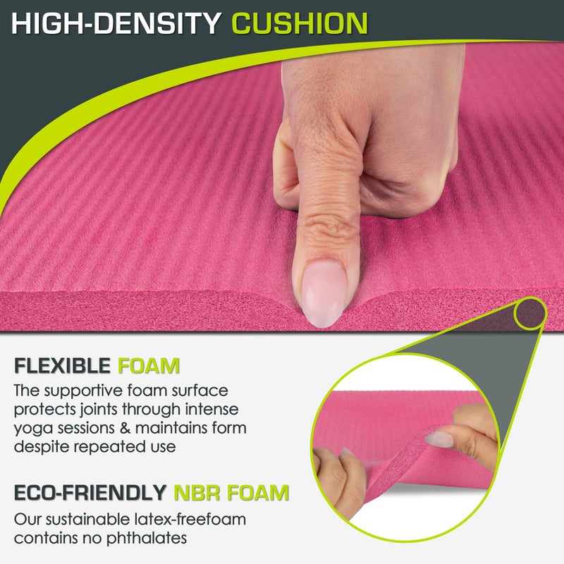 Prosource Fit ProsourceFit Extra Thick Yoga Knee Pad and Elbow Cushion 15mm (5/8â€) Fits Standard Mats for Pain Free Joints in Yoga, Pilates, Floor Workouts - Image 3