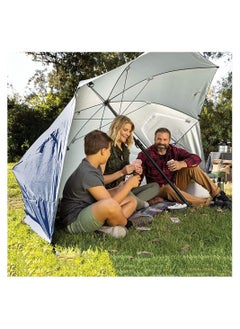 Cool Baby COOLBABY Portable Sunshade Beach Tent Umbrella Rain Canopy Umbrella for Beach and Sports Events With Window Beach Umbrella Blue  - Image 3