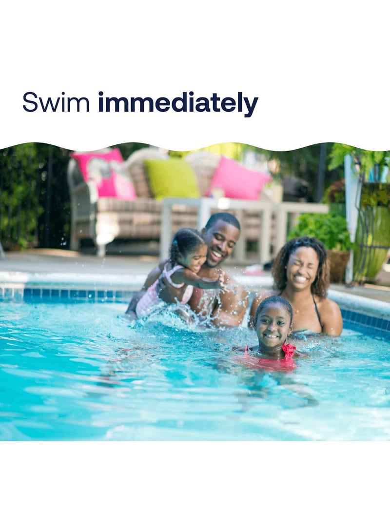 TRIOXI مزيل الطحالب تريوكسي - مبيد طحالب احترافي لحمامات السباحة - يتحكم في الطحالب الزرقاء والخضراء والسايانو باكتيريا - تركيبة سريعة المفعول - آمن لحمامات السباحة المدفونة والبارزة - Image 2