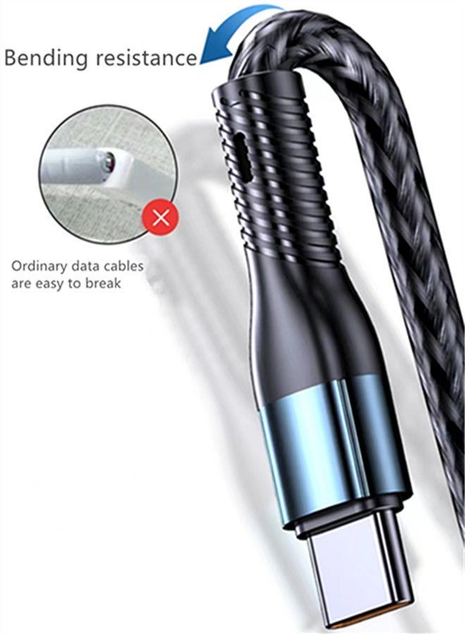ZapLin 3-in-1 USB Fast Charging Cable 1m - Type C, Lightning & Micro USB Charger Cable, Universal Data Cable for iPhone, Samsung, Android Phones & Tablets - Image 4