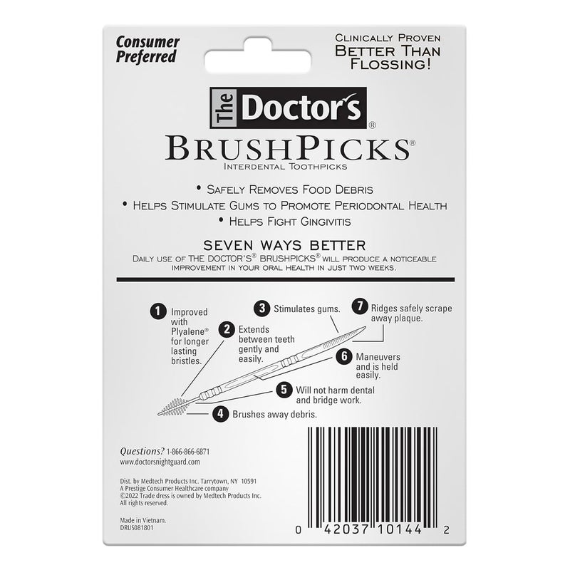 The Doctors BrushPicks Interdental Toothpicks, 275 Count (Pack of 9) - Image 2