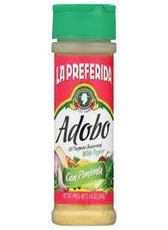 La Preferida Adobo with Pepper, All Purpose Seasoning 8.6-Ounce (Pack of 3) - Image 2