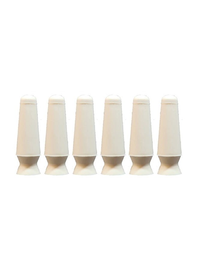 DMV Scleral Cup Lens Inserter Pack of 6, Ventless Contacts Inserter Tool for Scleral Lenses, Hard Contact Lenses, and Prosthetic Eyes, Applies Contacts Safely, Comfortably & Hygienically - Image 1