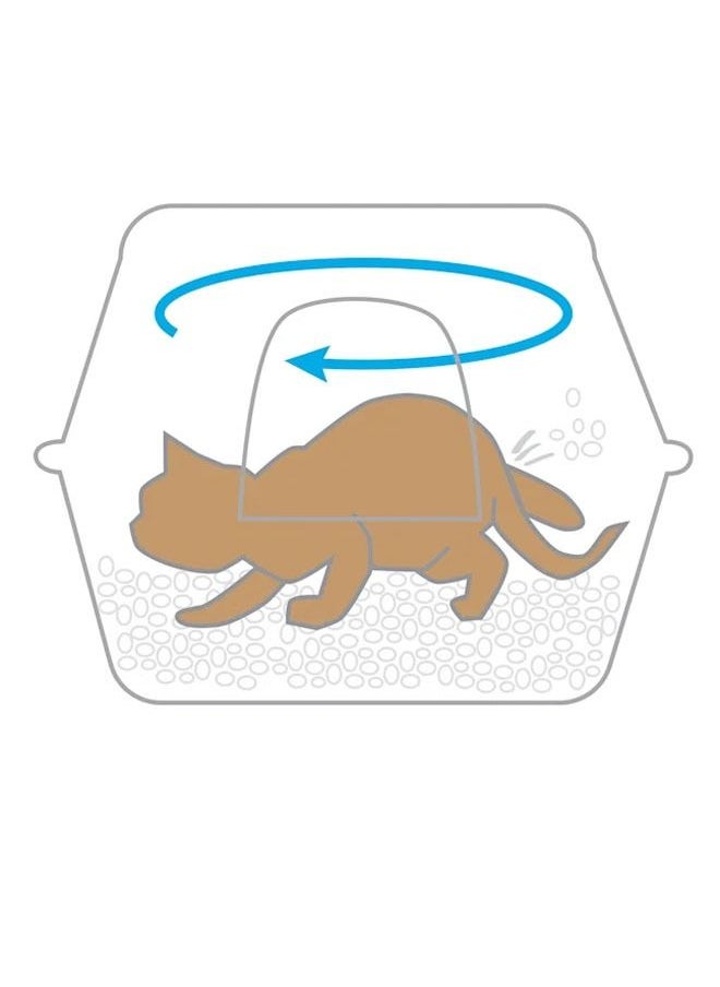 NKX - Hooded Cat Litter Box Large Size with Litter Scoop - Image 1