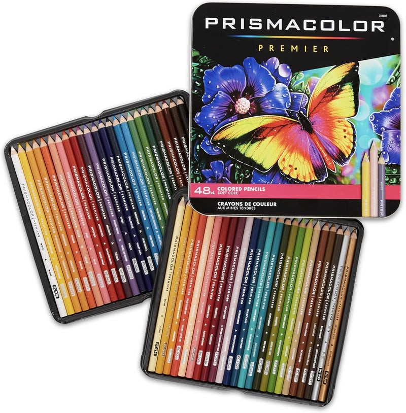 Prismacolor Premier Colored Pencils | Art Supplies for Drawing, Sketching, Adult Coloring | Soft Core Color Pencils, 48 Pack - Image 1