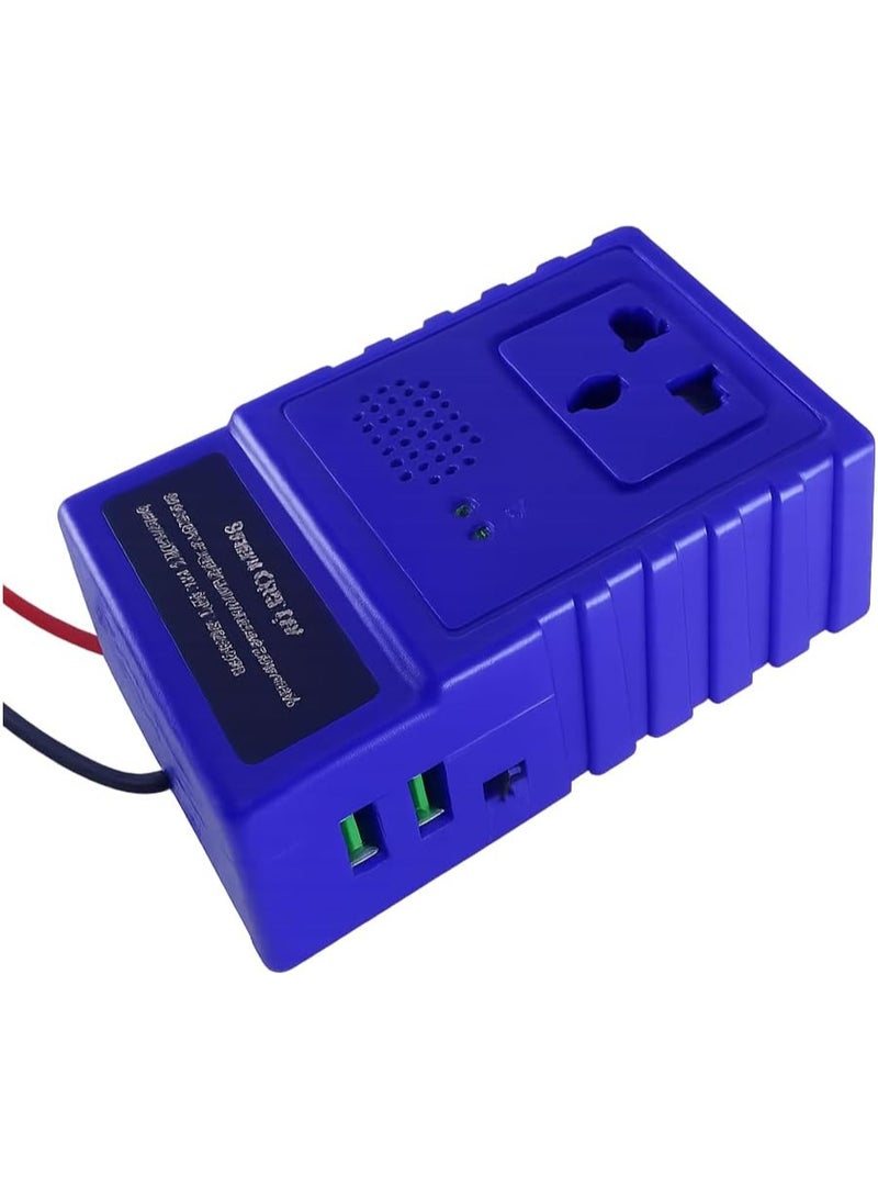 Multi-Functional Car Power Inverter - DC 12V to AC 220V Converter with 2 USB Ports & AC Outlet - Portable Battery Charger for Travel & Appliances - Image 2