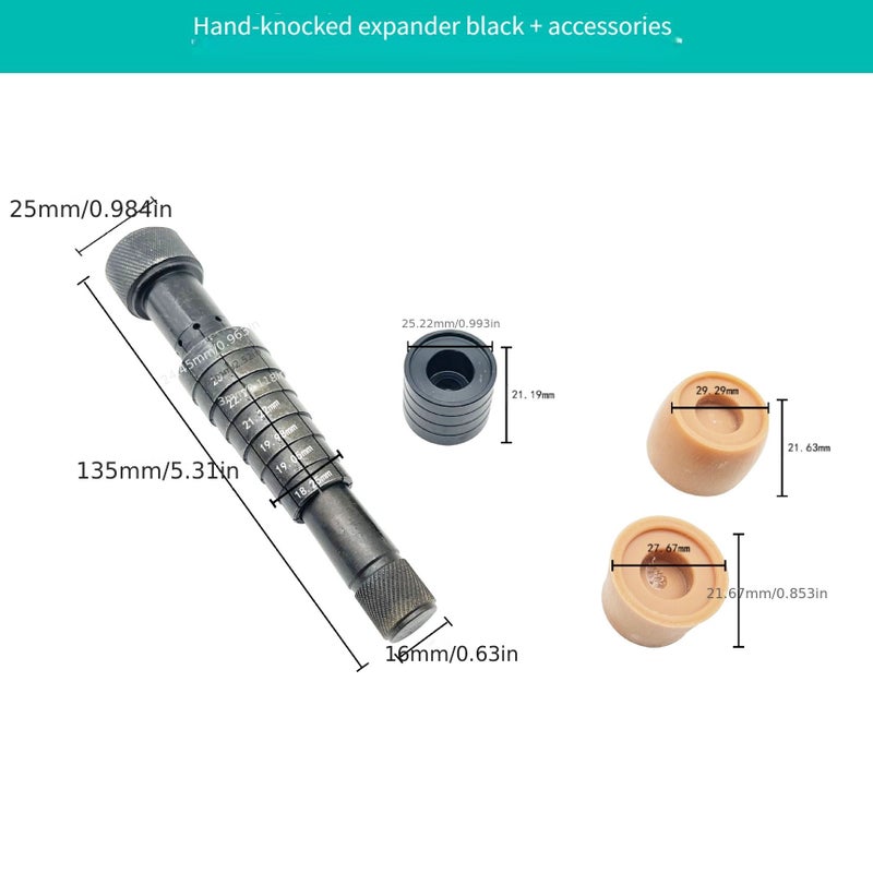Mixed Colors Ring Expander With Base Small Resizing Enlargement Tool - Image 3