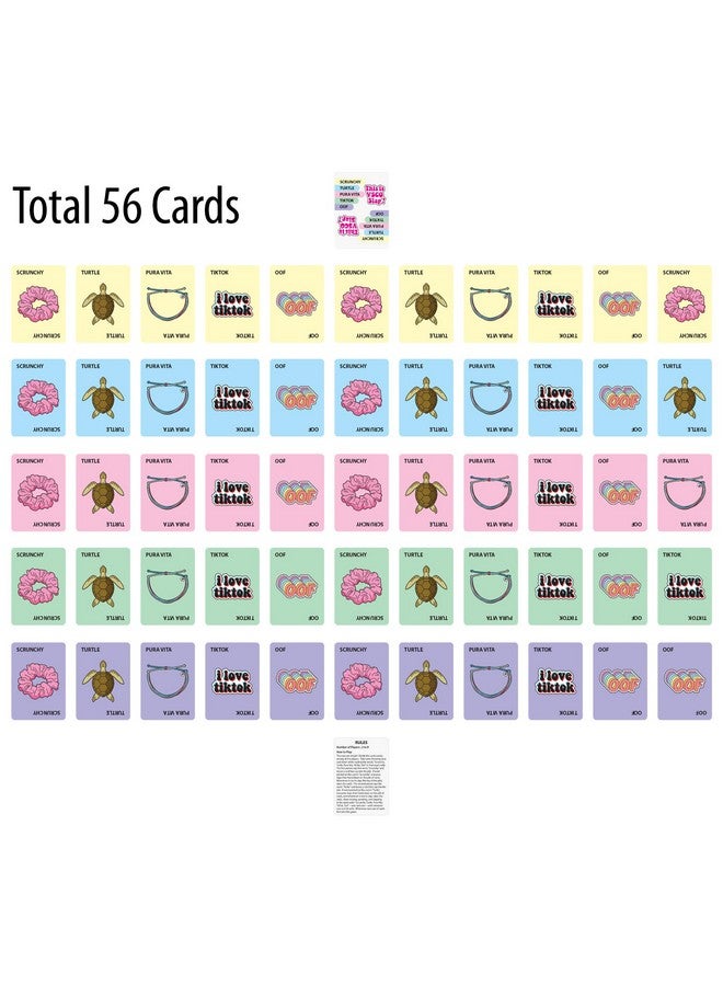 Funwares This is VSCO Slap Card Game - Quick and Fun Party Game - Image 4