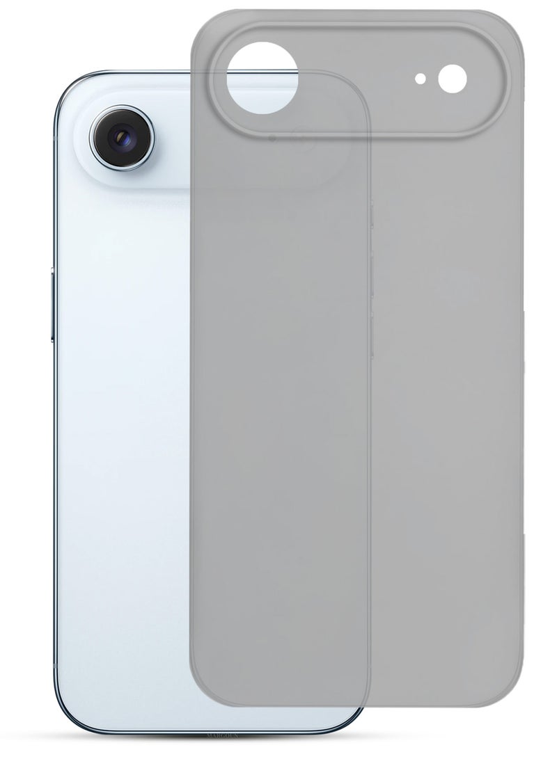 CATANES Air Skin Frosted Matte Case for iPhone 17 Air - Stylish Ultra Slim Back Cover - Dark Grey - Image 1