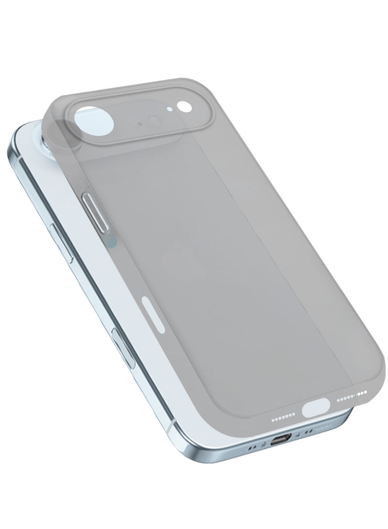 CATANES Air Skin Frosted Matte Case for iPhone 17 Air - Stylish Ultra Slim Back Cover - Dark Grey - Image 2