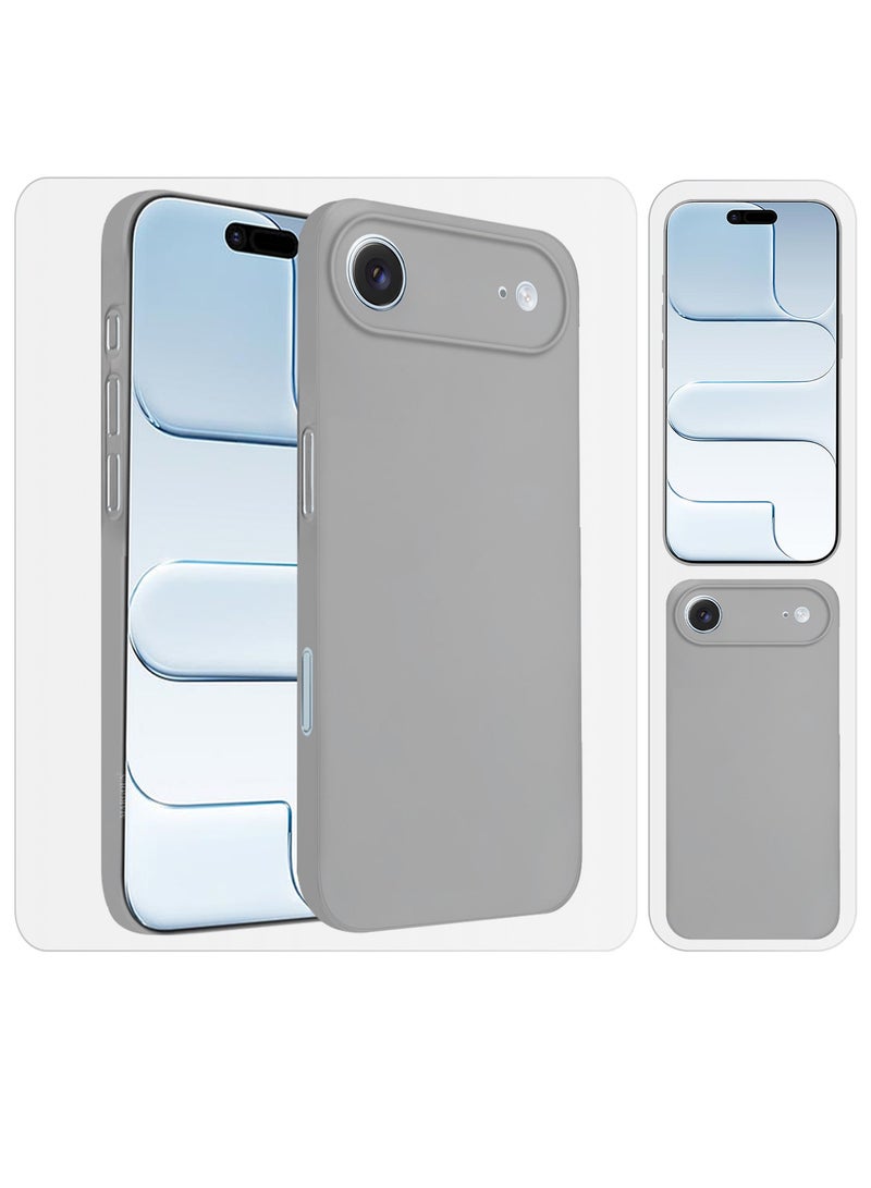 CATANES Air Skin Frosted Matte Case for iPhone 17 Air - Stylish Ultra Slim Back Cover - Dark Grey - Image 3