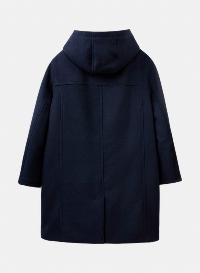 Benetton Men Wool Blend Duffle Coat - Image 2