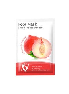 efero Foot Peeling and Exfoliating Mask, Dead Skin Removing Sock - Peach  - Image 1