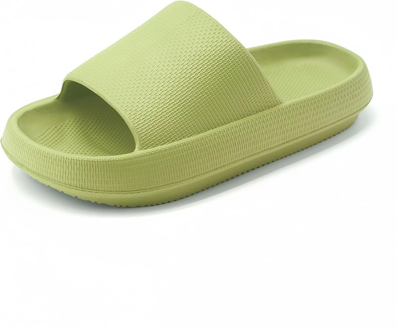 Unisex Super Comfortable Non-slip Quick-drying Slippers Indoor and Outdoor Bathroom Pool Home Party Green - Image 2
