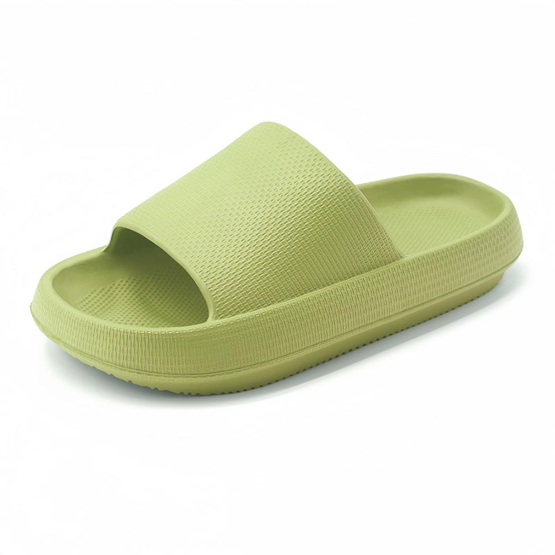 Unisex Super Comfortable Non-slip Quick-drying Slippers Indoor and Outdoor Bathroom Pool Home Party Green - Image 1