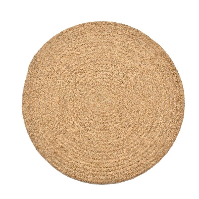 pepme Jute placemat Round Plain 12 inch Pack of 2  - Image 3