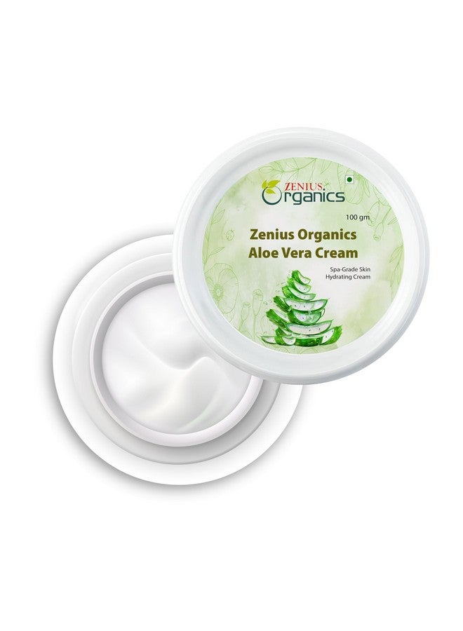ZENIUS Aloevera Skin Cream for Face, Hands & Body 100gm | Multi Active Actions - Moisturizing, Soothing, Brightening, Anti-Ageing, Anti-Pollution & UV Protection | All in One Skin Cream for Dry Skin - Image 1
