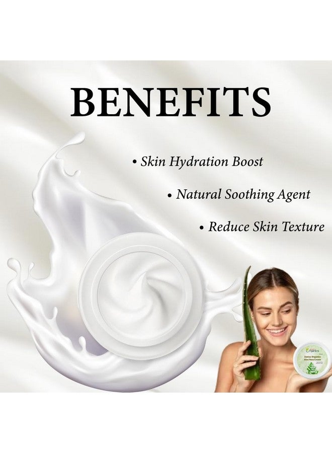 ZENIUS Aloevera Skin Cream for Face, Hands & Body 100gm | Multi Active Actions - Moisturizing, Soothing, Brightening, Anti-Ageing, Anti-Pollution & UV Protection | All in One Skin Cream for Dry Skin - Image 5