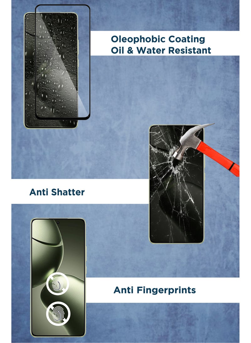 For Xiaomi 14T 5G - Tempered Glass Screen Protector - Delicate Touch , Higher Transparency , Easy to Install ,Anti-scratch and Bubble-free Screen Protector - Black - Image 4