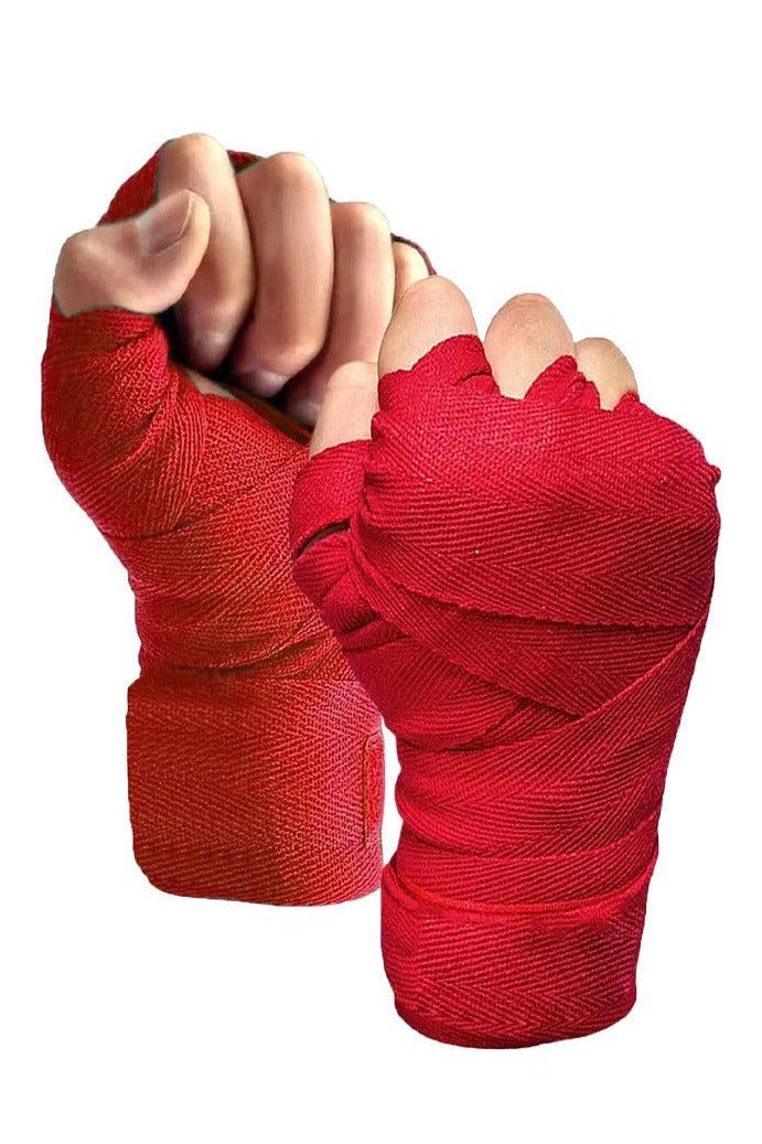 TNGames Pro-Grade Boxing Hand Wraps (3m)｜MMA/Muay Thai/Kickboxing Training｜Thumb Loop + Military-Grade Hook & Loop｜Olympic Team’s Choice  ｜Red - Image 1