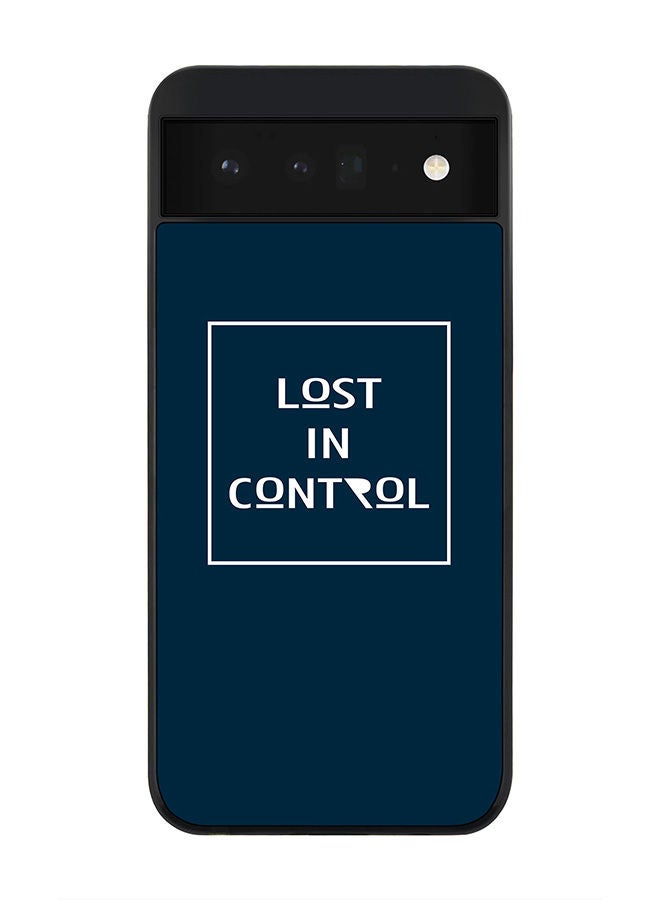 Stylizedd Rugged Black edge case for Google Pixel 6 5G Slim fit Soft Case Flexible Rubber Edges Anti Drop TPU Gel Thin Cover - Lost in control - Image 1