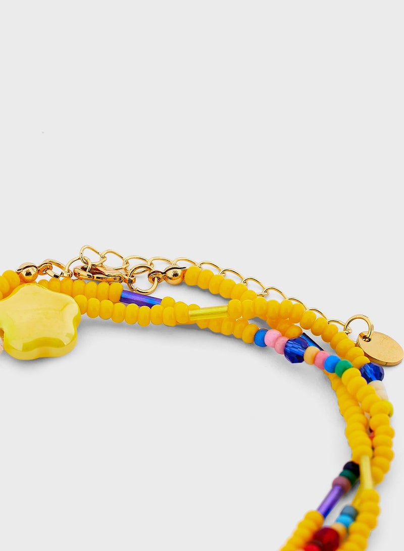 فاشن بوكس سوار بنمط لف مزين بخرز - Image 2