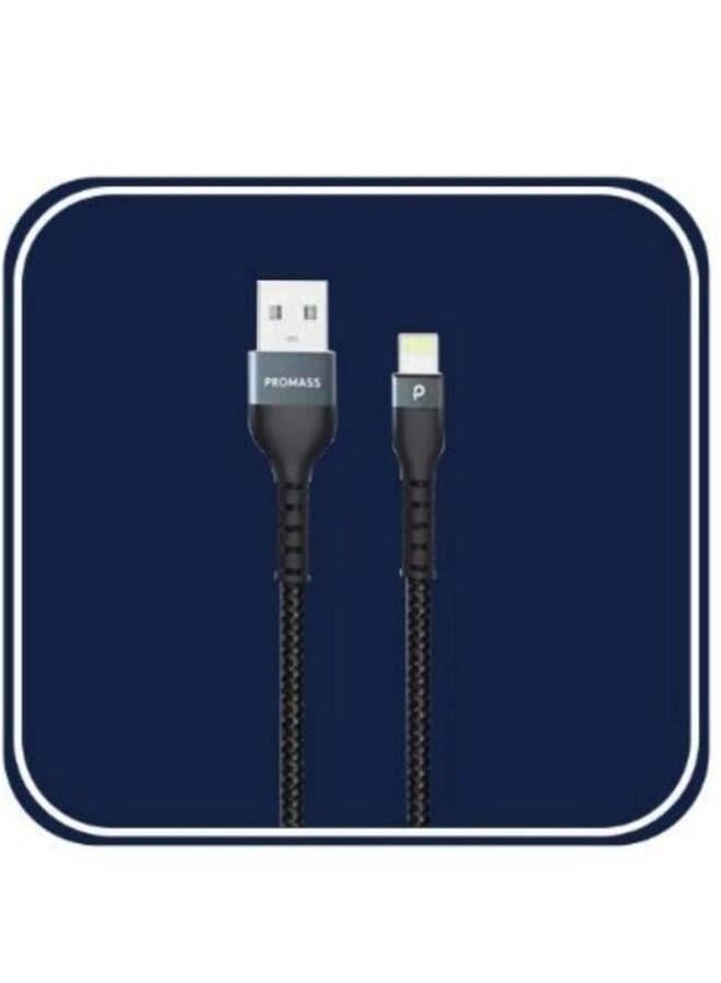 PROMASS Micro Charging Cable 2m Anticutting Fabric Supports 3A Fast Charging - Image 2