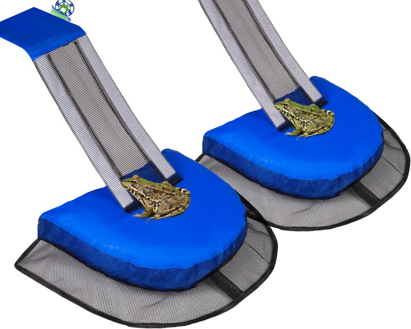 LCHUANG Pro Pool Animal Escape Ramp2Pcs Floating Frog Saver Log for Swimming PoolsDurable Critter RampSummer Small Animal RescueEscape PlatformPrevent Drowning with Easy Installation Blue2Pack - Image 2