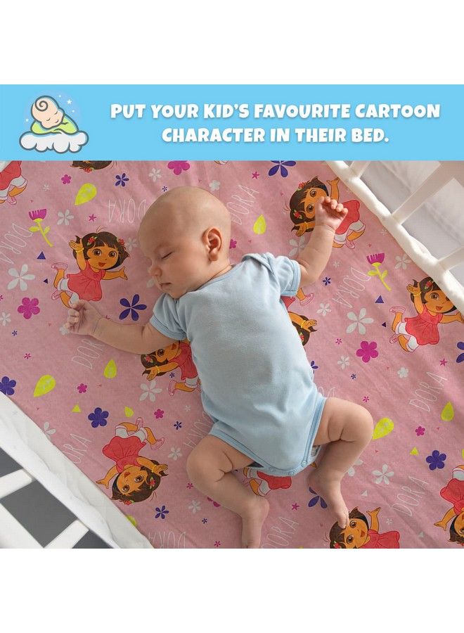 Sassoon Polyester Dora Printed Washable And Waterproof Medium Size Dry Sheet Bed Protector For Kids Multi Colored (70 X 100 Cm) - Image 3