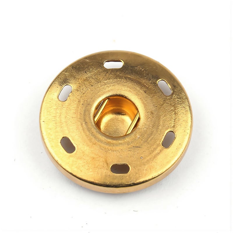 No Tear Snap Buttons 8mm Brass Sew On Fasteners No Scratch No Accidental Pop Off - Image 3