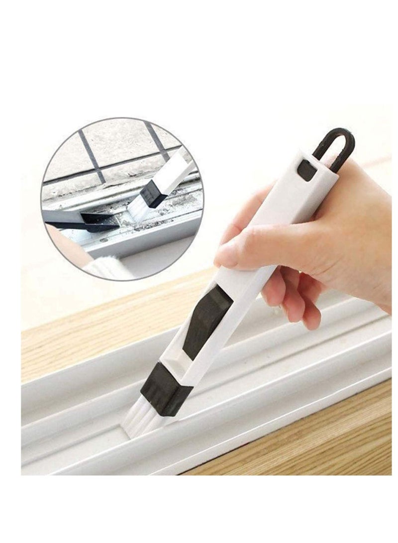Y&D Window Groove Brush Track Door Corner Detachable Cleaning with Dustpan Multipurpose Hand-held Keyboard Cleaner Tools - Image 1