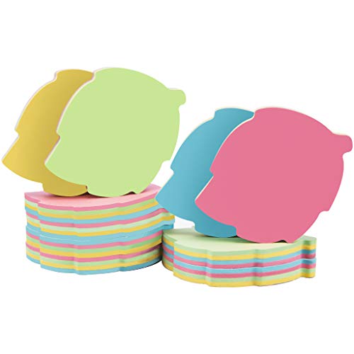 OSOPOLA Leaf Sticky Notes - 1000 Sheets Mixed 4 Color Bulk Sale Sticky Memo Post Memo Note Tape Self Stick Notes for Office/School/Home - Image 1
