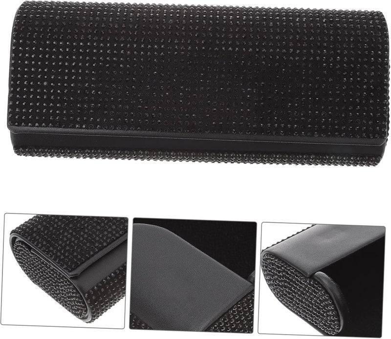 FAVOMOTO 3pcs Car Sunglasses Holder Bling Rhinestone Visor Glasses Storage Organizer for Women Stylish Eyewear Accessory for Cars Suvs and Trucks Keeps Glasses and Items Safe - Image 4