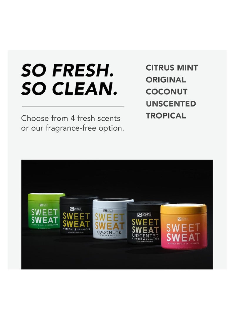 SPORTS RESEARCH Sweet Sweat Workout Enhancer Gel 13.5oz Jar  - Image 4