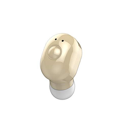 AIYIBEN Mini Bluetooth Earbud Smallest Wireless Invisible Headphone with 4-5 Hour Playtime Headset with Mic for iPhone & Android (Skin) - Image 1