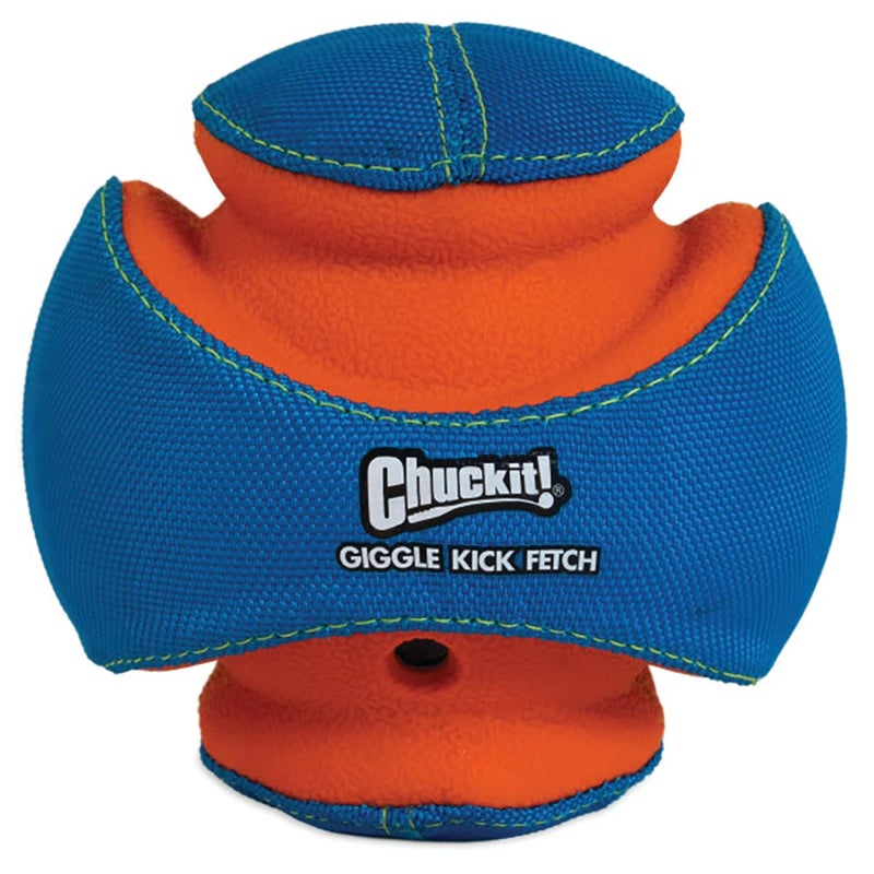 ChuckIt Kick Fetch Dog Toy Ball With Giggle Sounds Small - Image 2