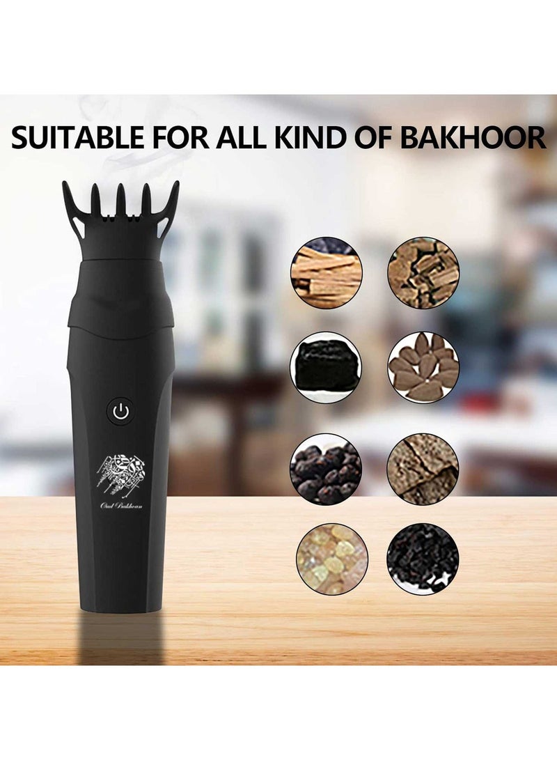 عود بخوان حامل بخور صغير محمول يعمل بمنفذ USB، مبخرة عود عربي - Image 3