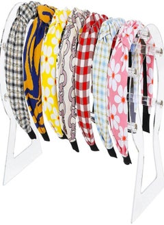 Oasisgalore Acrylic Headband Holder Hair Scrunchies Organizer - Clear Hair Hoop Display Stand for Women and Girls  - Image 1