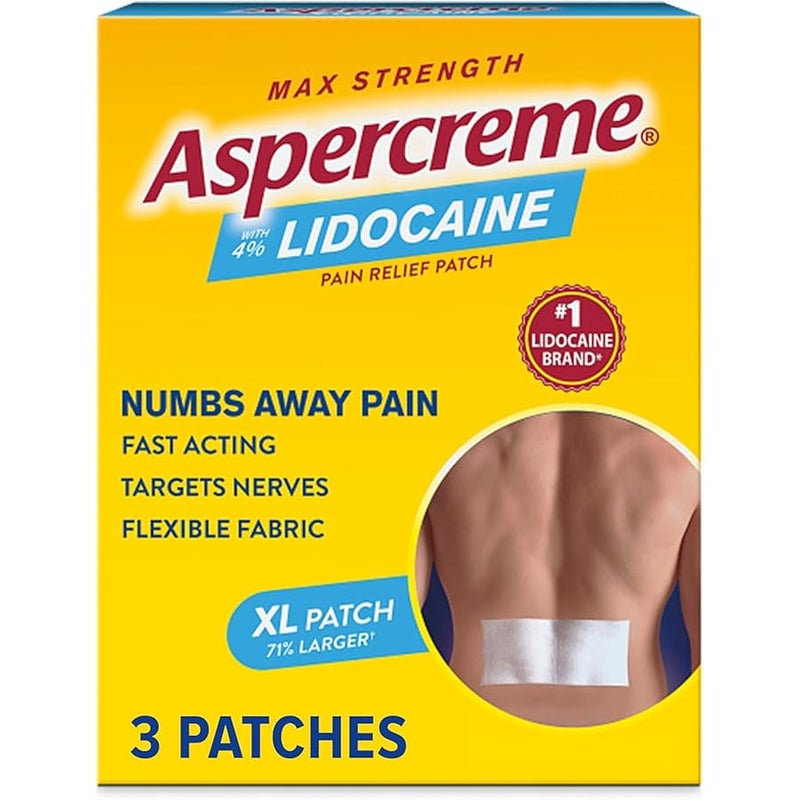 ASPERCREME LIDOCN PATCH XL O/F (Pack of 3) - Image 1