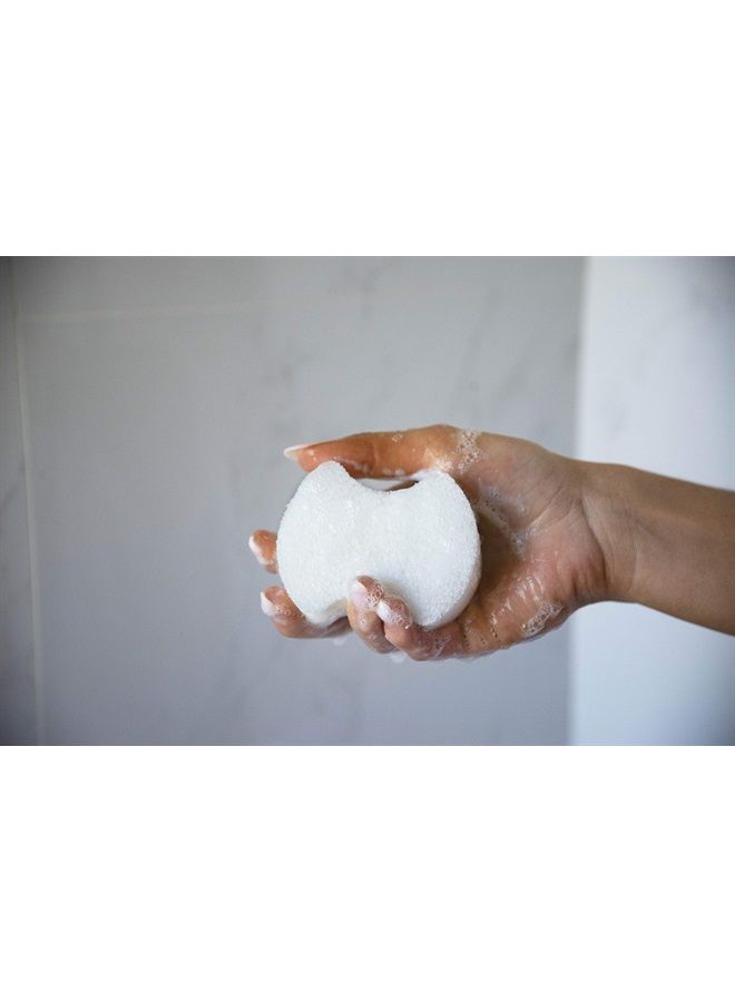 spongeables Spongables Pedi Scrub Foot Exfoliating 20+ Wash Sponge, Coconut Colada, 3 Count - Image 3