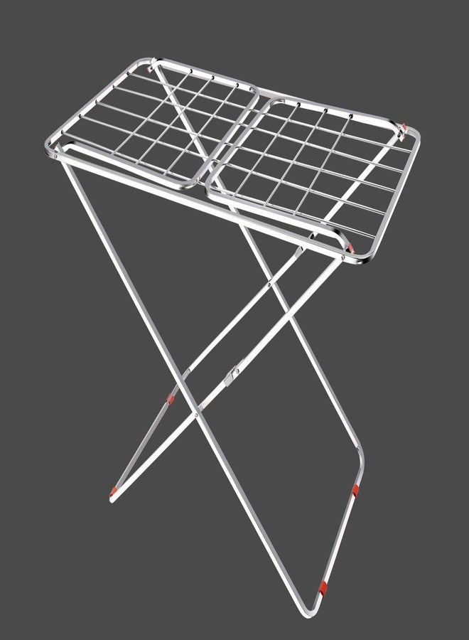 SUNDRY Eco-Friendly Stainless Steel Laundry Rack: Portable, Foldable & Durable - Ideal for Compact Living - Image 4