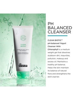 Dr. Brandt Skincare Dr. Brandt Clean Biotic pH-Balanced Yogurt Cleanser with Chlorophyll. Dissolves Impurities and Excess Oil while Strengthening Skin Barrier. Uses Chlorophyll to help Detoxify Skin (3.5 fl oz)  - Image 2