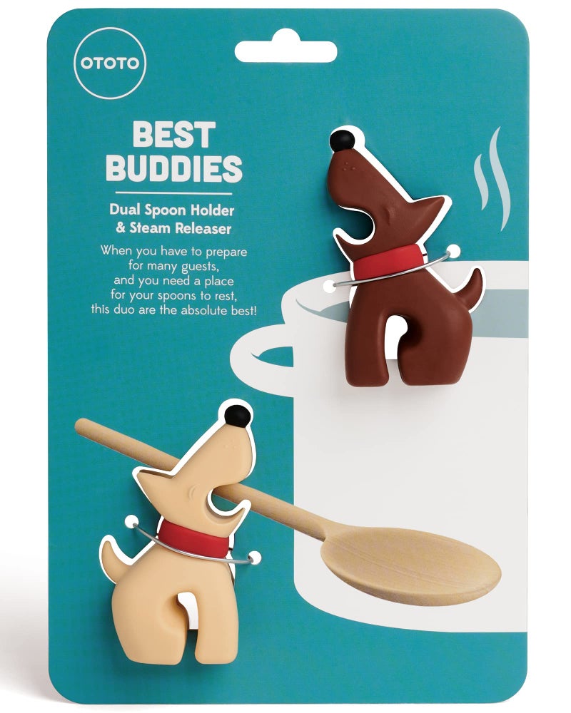 OTOTO Funny Spoon Holder by OTOTO - Spoon Rest for Stove Top - Cooking Gadgets, Cooking Gifts, Cool Kitchen Gadgets, Cool Gifts, Cute Kitchen Accessories - Image 1