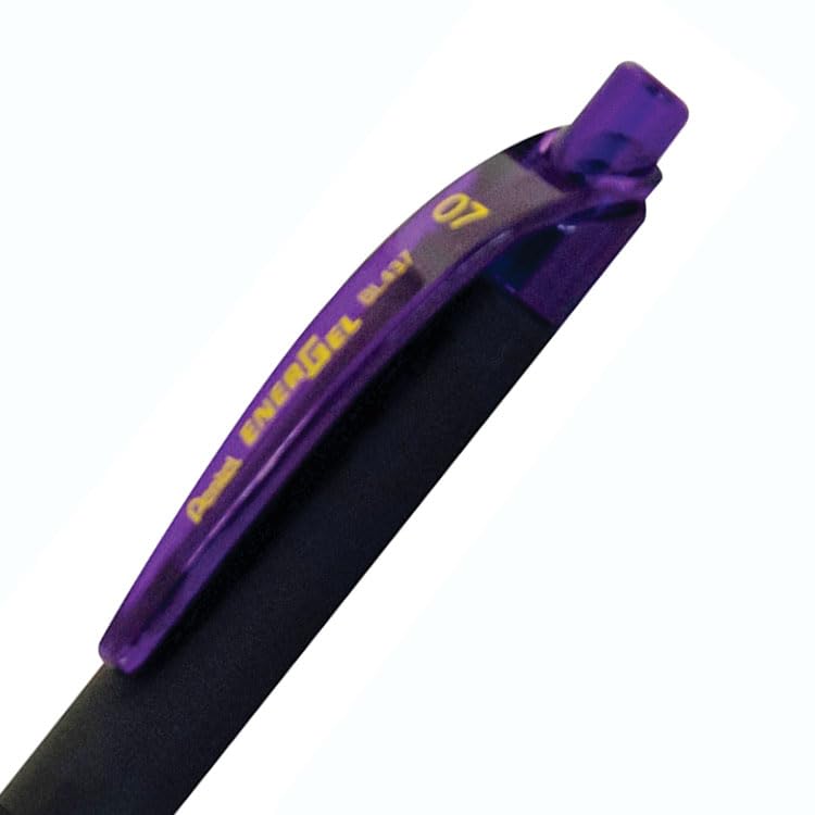 Pentel EnerGel Kuro Liquid Gel Pen, (0.7mm) Medium line, Violet Ink, 12 Pack (BL437R1-V) - Image 3