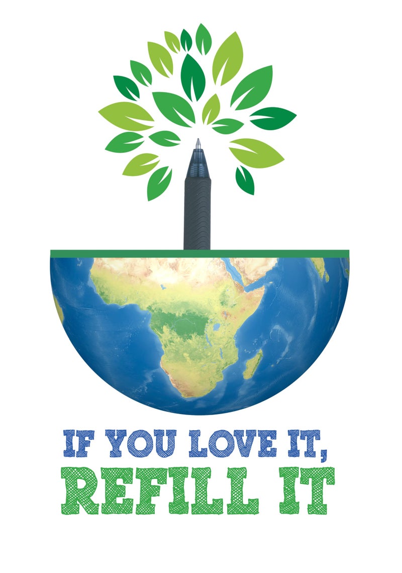 Pentel EnerGel Kuro Liquid Gel Pen, (0.7mm) Medium line, Violet Ink, 12 Pack (BL437R1-V) - Image 5