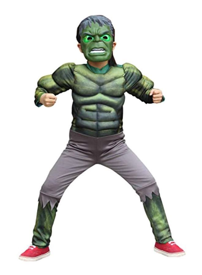 NIBEMINENT Avengers Hulk Costume With Muscle And Mask 6 - 7 Years - Image 1