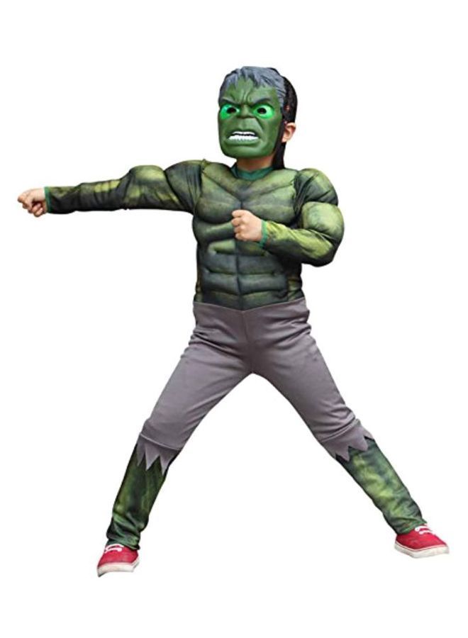 NIBEMINENT Avengers Hulk Costume With Muscle And Mask 6 - 7 Years - Image 3