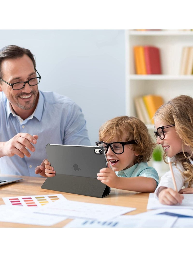 iPad 10th Generation Case 2022 iPad 10.9 Inch Case, iPad 10 Case Slim Stand Hard Shell Back Protective Smart Cover for 10.9” iPad 10th Gen 2022 Release A2696 A2757 A2777 -Black - Image 3