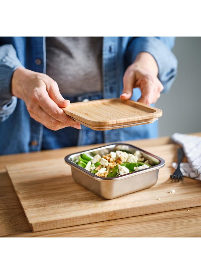 زبون غطاء مربع/خيزران - Image 2